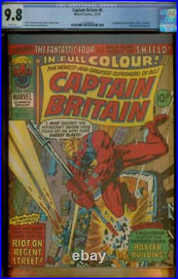 Captain Britain #8 Cgc 9.8 White Pages