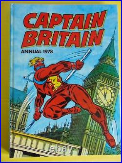 Captain Britain UK annual 1978 Beautiful copy