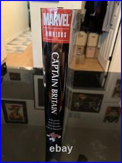 Captain Britain by Paul Neary (2009, Hardcover) with DJ 1st print marvel omnibus