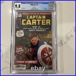 Captain Carter #1 (2022) CGC 9.8 first captain carter, 125, Cresta, What If