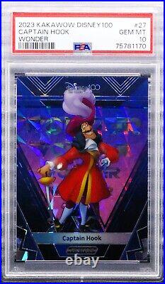 Captain Hook /125 2023 Phantom Disney 100 Years Of Wonder PSA 10 GEM MINT POP 1