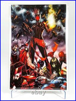 Captain Marvel #12 Variant Cover By Mark Brooks Signed Coa Rare Mint