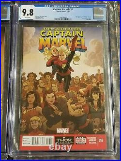 Captain Marvel #14 & #17 CGC 9.8 1st & 2nd Appearance of Kamala Khan Disney+ MCU