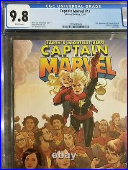 Captain Marvel #14 & #17 CGC 9.8 1st & 2nd Appearance of Kamala Khan Disney+ MCU