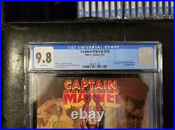 Captain Marvel #14 (2013) 1st Appearance of Kamala Khan CGC 9.8 White Pages MCU