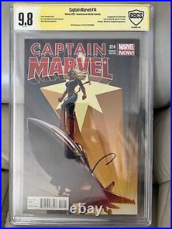 Captain Marvel #14 CBCS 9.8 CONNOR VARIANT 1st appearance Kamala Khan SIGNED