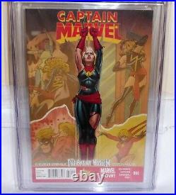 Captain Marvel #14 CGC Universal Grade Comic 9.8 1st Appearance Kamala Khan