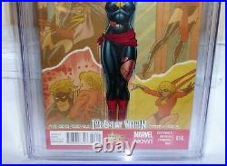 Captain Marvel #14 CGC Universal Grade Comic 9.8 1st Appearance Kamala Khan