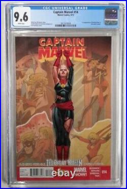 Captain Marvel #14 Cgc 9.620131st App Of Khamala Khan Ms Marveldisney+