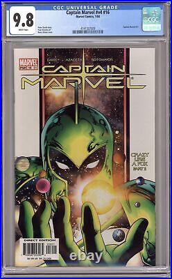 Captain Marvel #16 CGC 9.8 2004 4141337009