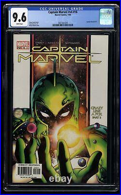 Captain Marvel #16 CGC NM+ 9.6 White Pages 1st Phyla-Vell