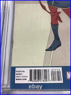 Captain Marvel 17 2nd Print Variant CGC 9.0 1st Cover Appearance Kamala Khan