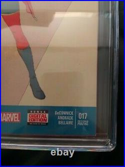 Captain Marvel #17 2nd Print Variant CGC 9.4 1st Appearance Kamala Khan