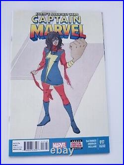 Captain Marvel #17 2nd print Variant 1st Kamala Khan Rare Book Modern