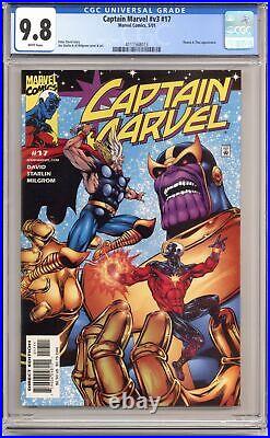 Captain Marvel #17 CGC 9.8 2001 4111568013