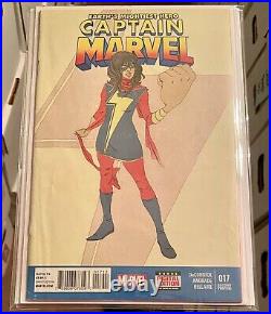 Captain Marvel #17 Second Printing Variant Comic Book 1st Kamala Khan 2nd Print
