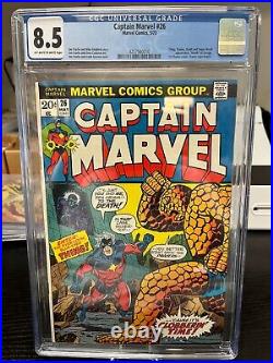 Captain Marvel (1968 1st Series Marvel) #26 CGC 8.5 VF+