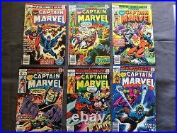 Captain Marvel 1968 Lot 1-62 Complete Collectors Set VF Range Run! Mar-vel