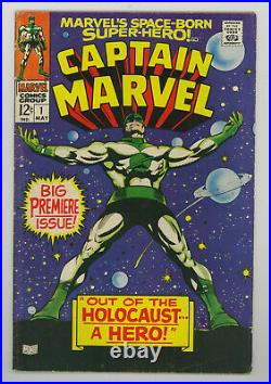 Captain Marvel 1 (1968) Marvel Comics Key Premiere Issue 1st Own Title