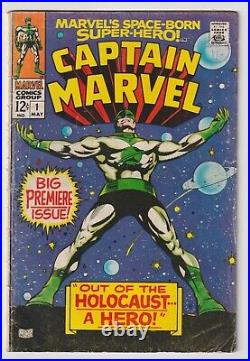 Captain Marvel #1 (1968) Out of the Holocaust a Hero! Gene Colan cover