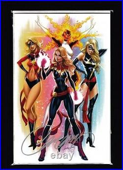 Captain Marvel #1 2019 (NM) J. Scott Campbell Variant Signature Avengers