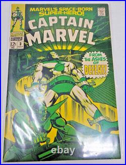 Captain Marvel #1,2,3,4,5,6 1968 High Grade 6 Book Lot