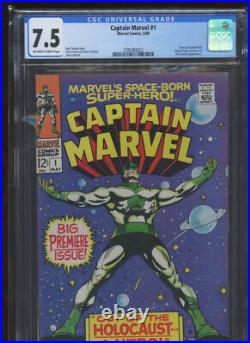 Captain Marvel #1 (5/1968) CGC 7.5 VF