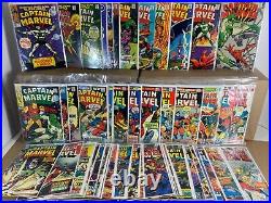 Captain Marvel 1-62 (miss. 3bks) SET High Grade! 1968-1979 Marvel Comics (13387)