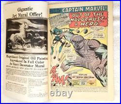 Captain Marvel #1 8.5 Inside Is Near Mint. Beautiful Off White To White Pages