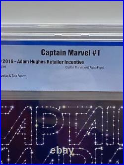 Captain Marvel #1 CBCS cgc NM+ 9.8 125 Adam Hughes Variant Like WP 2016