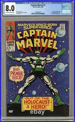 Captain Marvel #1 CGC 8.0 1968 2109578013