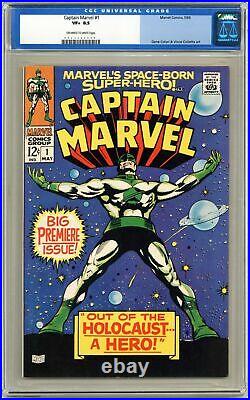 Captain Marvel #1 CGC 8.5 1968 0023244008