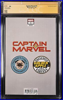 Captain Marvel #1 CGC 9.8 SS Signed by Stephanie Hans, Investment Grade, Rare