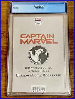 Captain Marvel #1 (Marvel 2019) CGC 9.4 Unknown Comics Anacleto RARE 1 of 1