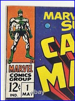 Captain Marvel #1 Marvel Comics 1968 Roy Thomas Gene Colan MCU Premiere Issue