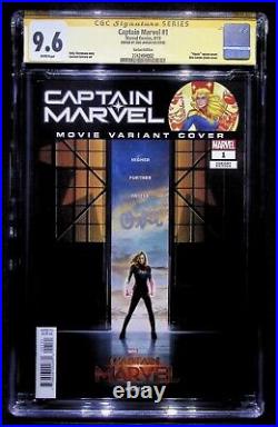 Captain Marvel #1 Movie Variant CGC 9.6 Signed by Brie Larson