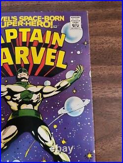 Captain Marvel #1 Silver Age Origin 1968 2nd Appearance of Carol Danvers