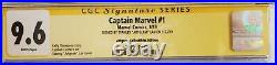 Captain Marvel #1 Variant Signed Stanley Artgerm Lau CGC 9.6 SS