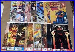 Captain Marvel (2012 series) 1-17 Complete set 1st Kamala Khan Comic Book Lot