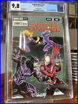 Captain Marvel #22, Coello Variant, CGC 9.8 Fortnite X Cover