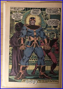 Captain Marvel 26 2nd Thanos, 1st Cover, 1st Death, Skragg Dies, Ref Iron Man 55