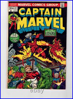 Captain Marvel #27 Bronze Age 1st Appearance Of Starfox 1973 Vf/nm