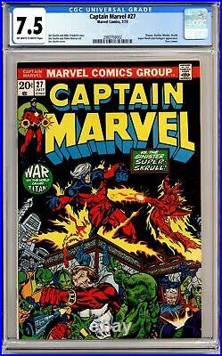 Captain Marvel #27 CGC 7.5 1973 3982758002