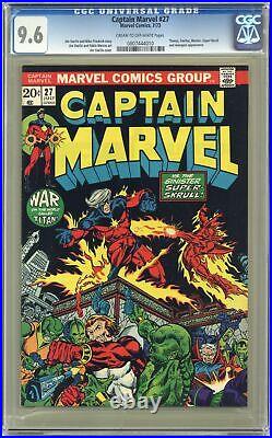 Captain Marvel #27 CGC 9.6 1973 0807444010