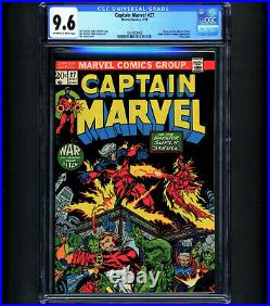 Captain Marvel #27 CGC 9.6 1ST FULL STARFOX 2ND FULL DRAX THANOS & DEATH