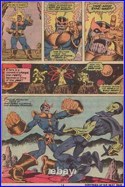 Captain Marvel #28 CGC 1/2 in 9.2 SS W PEDIGREE STAN LEE Thanos 1ST EON 1973 Key