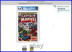 Captain Marvel #28 CGC 9.6 1st Eon 9.8 JUST SOLD $22800 THANOS WARLOCK RARE HTF