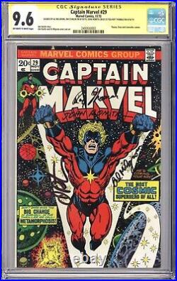 Captain Marvel #29 CGC 9.6 SS 4x Starlin, Milgrom, Romita, & Thomas