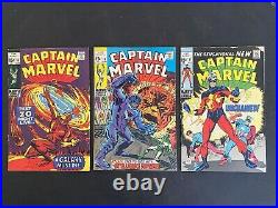 Captain Marvel #2-#20 Marvel Comics Silver Age Lot Of 14 VG-VG/FNMANY KEYS
