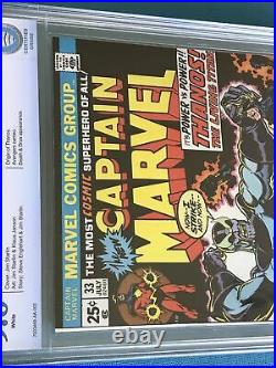 Captain Marvel #33 (July 1974) CBCS Graded 9.8 WHITE Origin THANOS Avengers DRAX